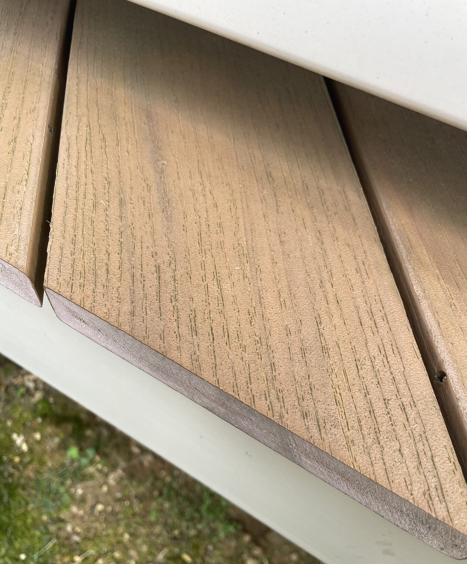 Deck 66 days after using essential oil based cleaner