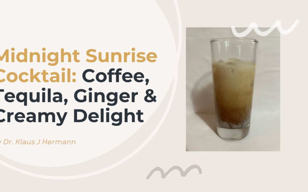The Midnight Sunrise: A Coffee & Tequila Cocktail with a Ginger Zing